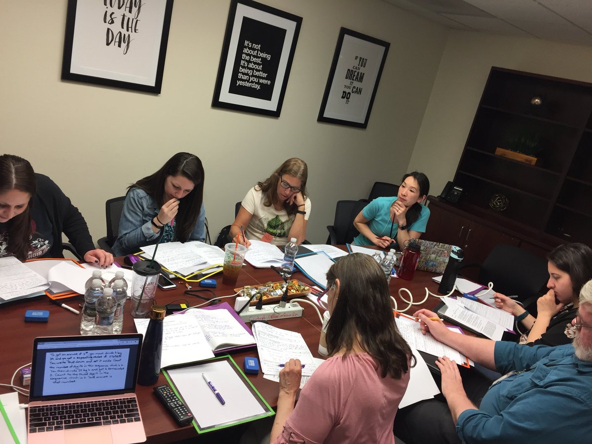 kmsusca's tweet image. Great day of learning with amazing MS T’s about how to create math open-ended questions! #allinhp #maryoates #conquermath
