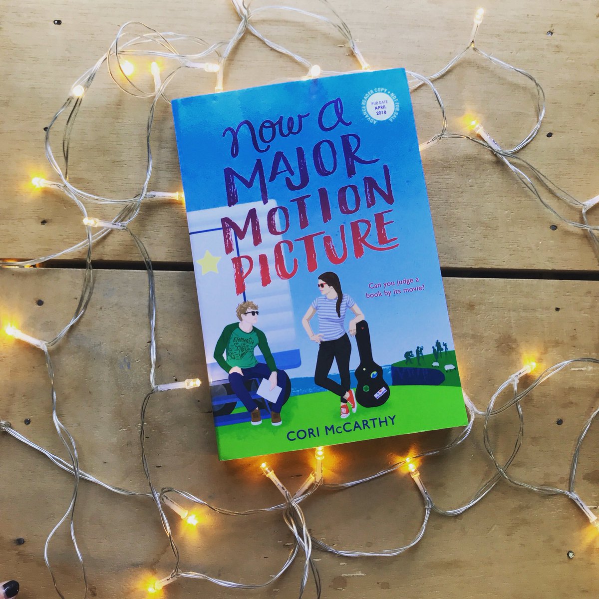 Teenreads's tweet photo. A book about the filming of a book-to-movie adaptation? We’re sold!#NowAMajorMotionPicture by @CoriMcCarthy "is a gem. With its fun writing, complex themes and gorgeous setting, this book is an absolute must for all readers." https://t.co/CKgVvPRCBn https://t.co/yjL5WFuTVN