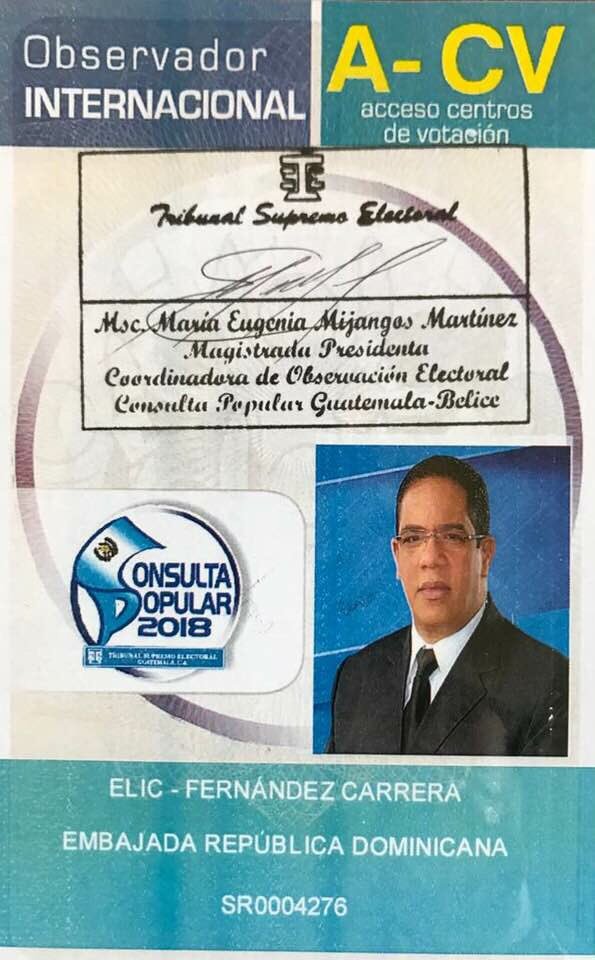 ElicFernandez's tweet photo. Todo listo para participar en calidad de OBSERVADOR ELECTORAL INTERNACIONAL de la “Consulta Popular sobre el Diferendo Territorial, Insular y Marítimo entre GUATEMALA y BELICE”. - @MiguelVargasM @DaniloMedina @MIREXRD @ARosarioM @tcabralp @Vianny_Liz @pavloross @ElicFernandez https://t.co/M54FaPffI8