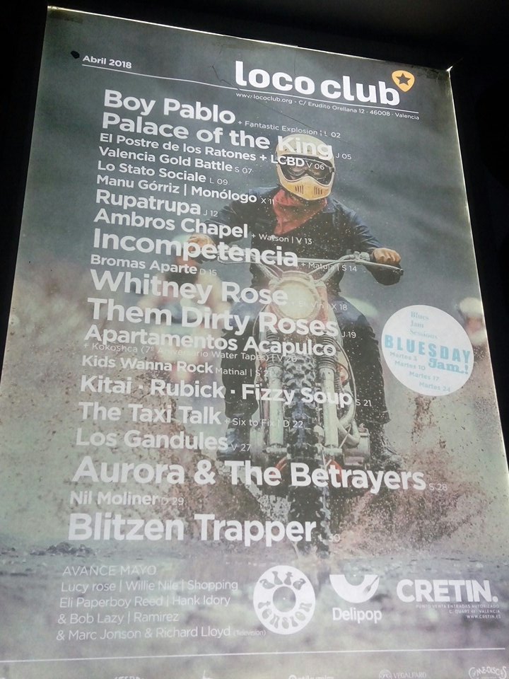 Conciertazo de <a href="/AmbrosChapel/">Ambros Chapel</a> en <a href="/SALALOCOCLUB/">Loco Club Valencia</a> 😍