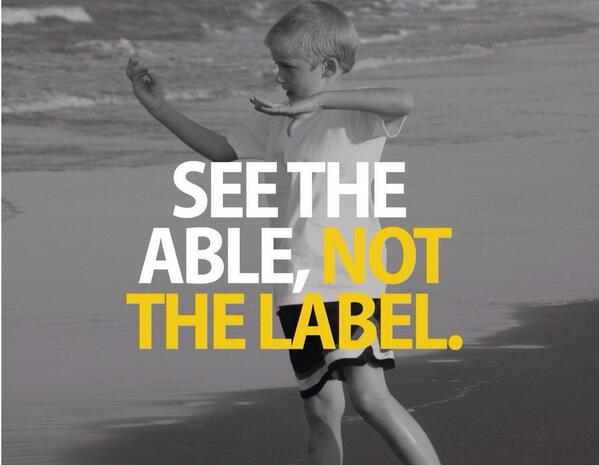 SpecialEdNeeds_'s tweet photo. Very true, look beyond the disability #dontjudge https://t.co/6HxHVuOTox
