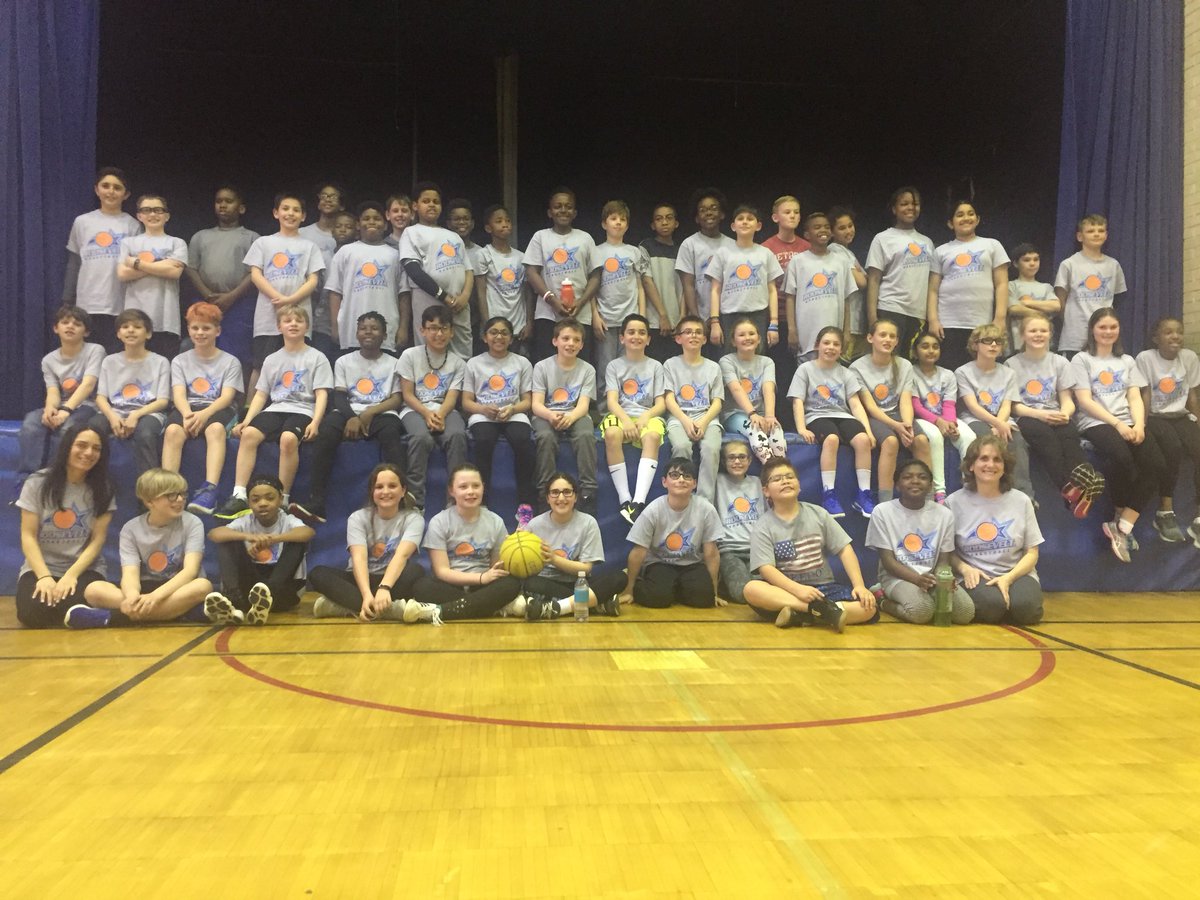 MsRichWBMagnet's tweet photo. Our student vs. staff basketball game was a success! So proud of everyone! Teachers won! @WBSDHuskies @wbloomfieldschl @##onlywb https://t.co/DkxRejVsr2