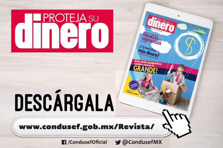 CondusefMX's tweet photo. Ya está disponible la revista #ProtejaSuDinero del mes de abril. Descárgala en https://t.co/wo9iYNYhyz https://t.co/lBHuun7x3K