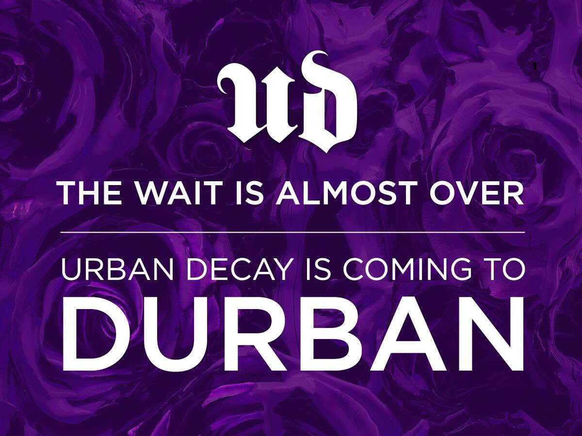 irinadoman's tweet image. Durban in case you haven't heard the news- we're coming your way in July!!🎉🎉🎉#UrbanDecaySA