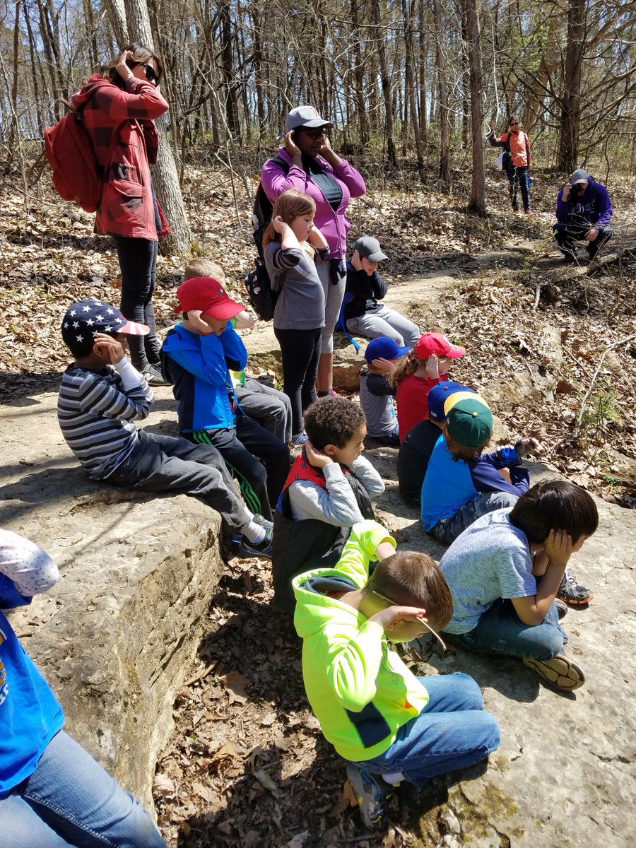 JCPSBlackacre's tweet photo. 1st grade @mybrownschool explores Blackacre for seasonal changes, how light travels, the past/present, become sound receivers, shadow explorers and pond investigators- What a busy day! @JCPSScience @SuzanneMWright #JCPSKY https://t.co/VRj0RzGYL0