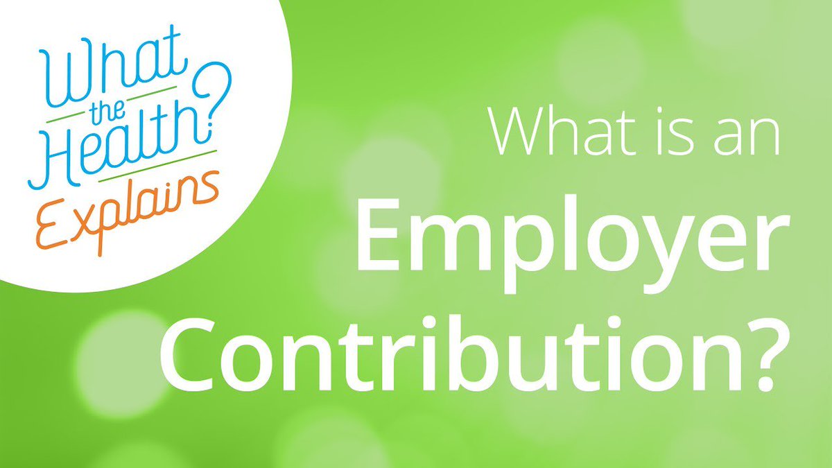Insur4U's tweet photo. What is Employer Contribution? An #EmployerContribution is an amount an employer pays into a plan. These contributions help pay for employees’ healthcare costs, ranging from premiums to prescription drugs. Watch the video here: https://t.co/cEnYs8dX9Z #HealthMarkets https://t.co/329urgvHjV