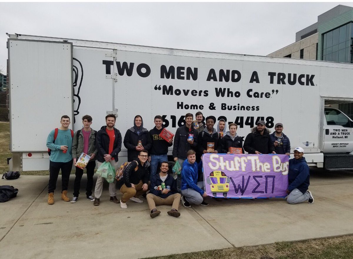 Thank you to <a href="/TMTLakeshore/">TWO MEN AND A TRUCK</a> for letting us use one their vehicles today for Stuff the Bus!! 🚌