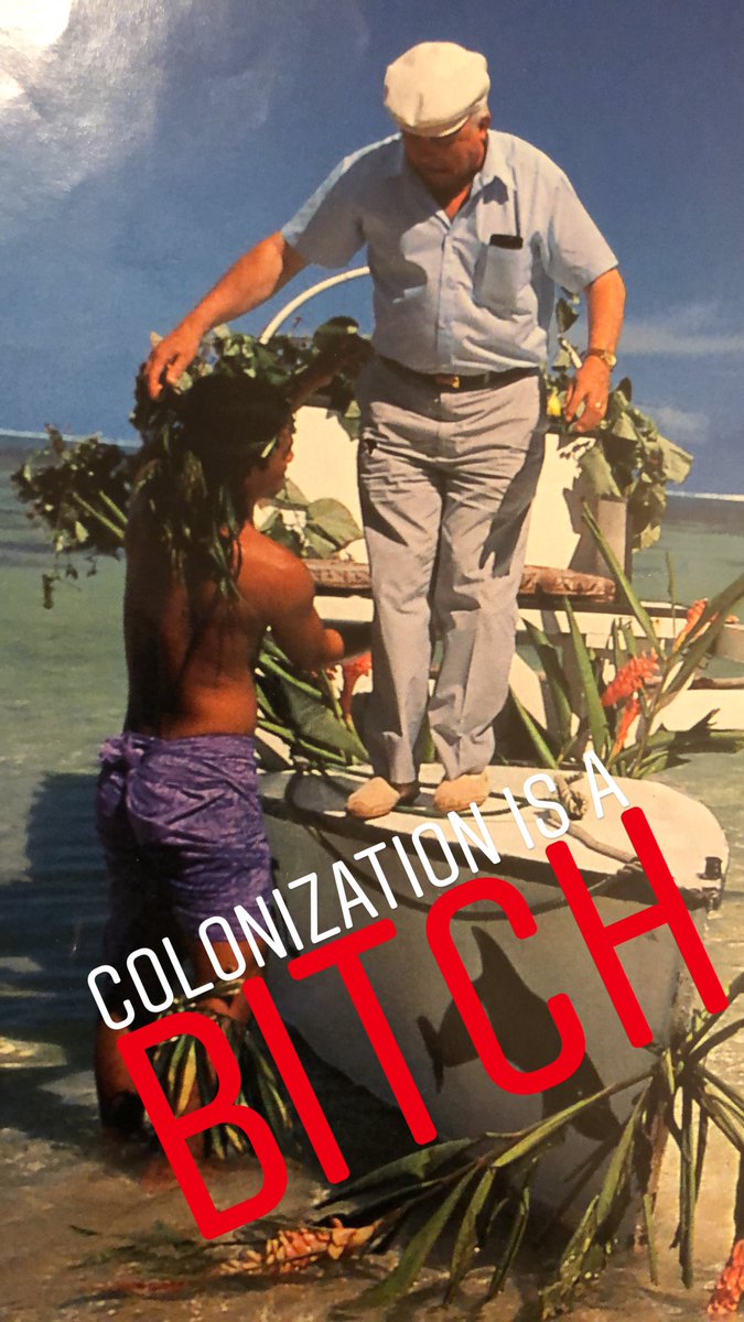 thatsjustdboy's tweet photo. Symbolic of the oppression our people have experienced 7 generations ago! Islanders, let’s decolonize our minds. #decolonizeoceania #decolonizeyourmind #empoweredpi #fuckcolonization https://t.co/eNLOSARLhy