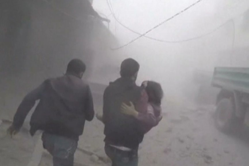 FoxNewsResearch's tweet photo. Syria Chemical Attack:
—Russian Denials &amp; Obstruction—
4/9: No evidence of chemical attack
4/9: Footage proves attack “clearly staged”
4/11: Vetoed UN resolution to investigate attack
4/13: Attack staged w/ help of a foreign secret service
4/13: UK staged/directed attack https://t.co/05SbXPN5Pi