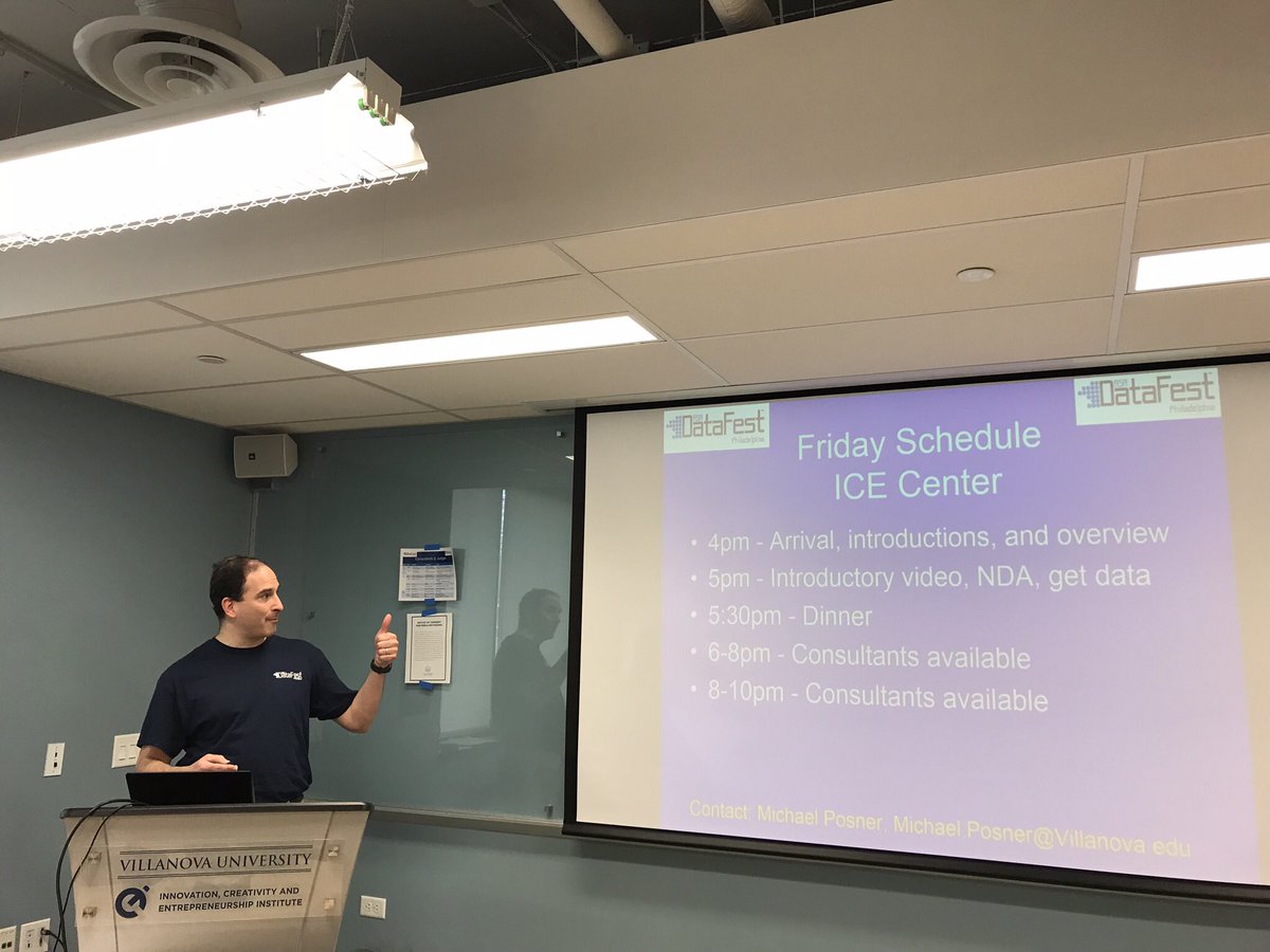 clasvillanova's tweet photo. Today’s the day, so get your datathon on! We’re getting ready for the 48-hour data analysis competition, #DataFestPhilly. #ASADataFest https://t.co/RtKAnOR0rU