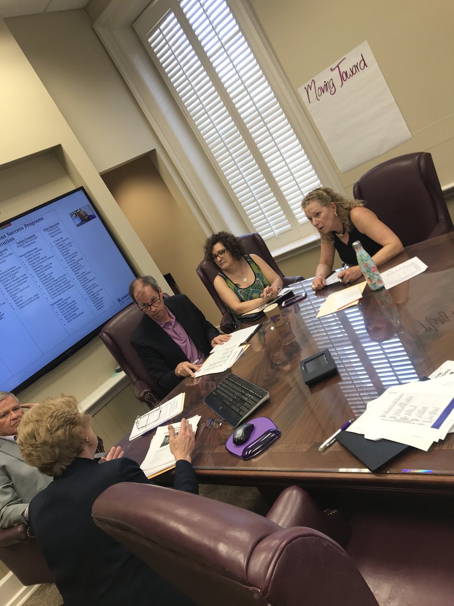 drsbann's tweet photo. Great kickoff meeting for the HLC Quality Initiative focusing on first generation student success #firstgenforward #kstate2025 https://t.co/OUCAgb3rXy