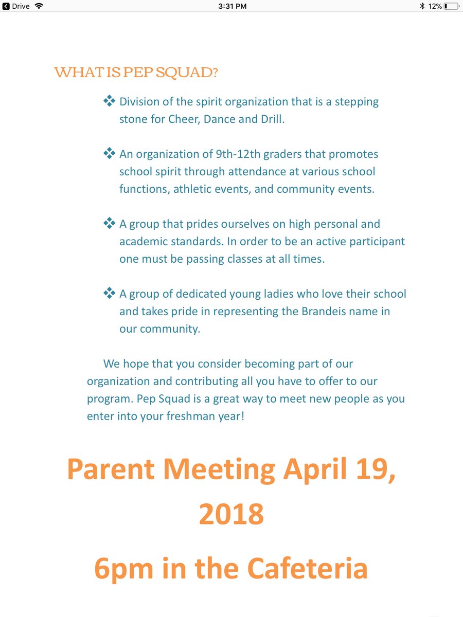 BHSBelles's tweet photo. Interested in joining Pep Squad? Make sure you attend our parent meeting April 19th! https://t.co/LJNGq8e0TQ