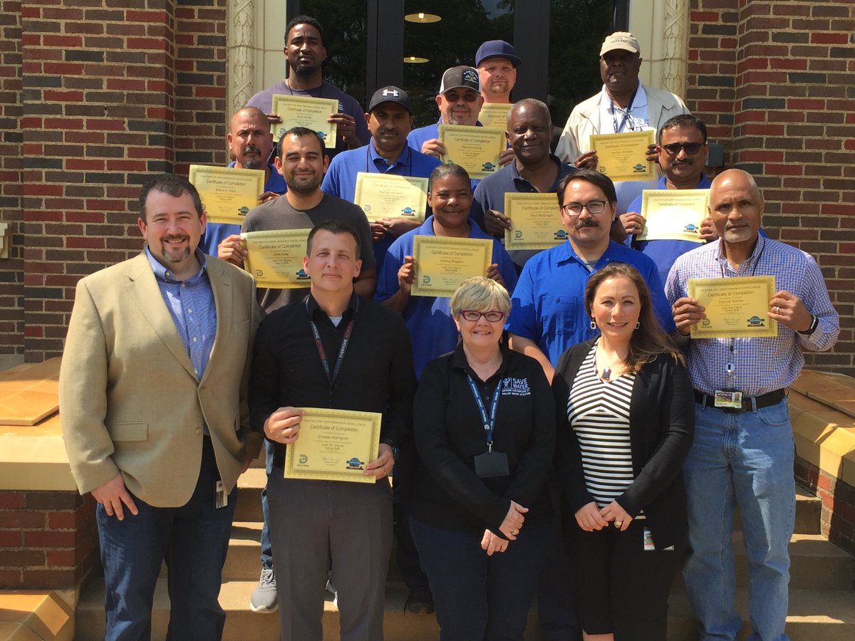 CODCPEdissolved's tweet photo. Congratulations to the @CityOfDallas Bachman Water Purification Plant #LeanSixSigma #YellowBelt trainees on your certification . https://t.co/Oh19THNGxJ