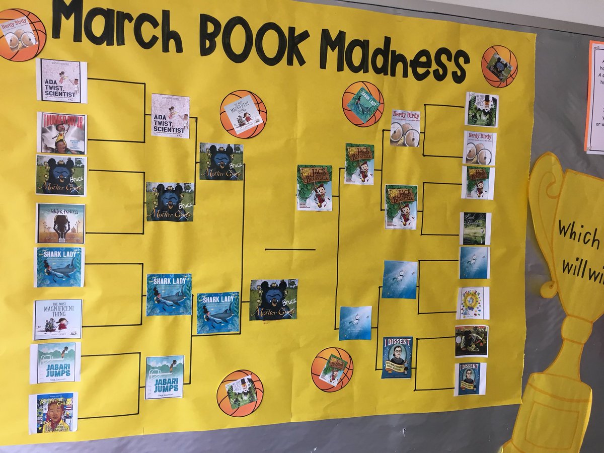 mcrob11's tweet photo. @RadioParkPride Our championship round is set: Mother Bruce versus It’s Not Jack and the Beanstalk! We will be writing to share our opinions about which book should win and then casting our votes! The excitement is building! #2018mbm #BooksAlwaysWin https://t.co/hSw6Xi9esb