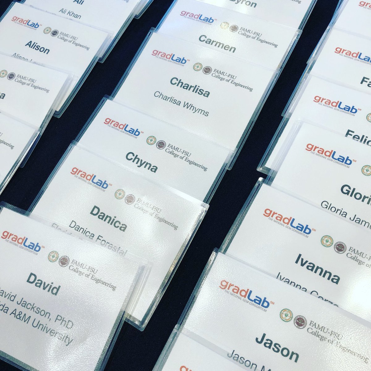 FAMUFSUCOE's tweet photo. We are ready to kick off GEM Grad Lab tonight! Can’t wait to see all these potential grad students for tours and learning tonight and tomorrow. 😃🎓 #GEMfellowship #GEMgradlab @GEMFellowship https://t.co/nDTJGX5kiL
