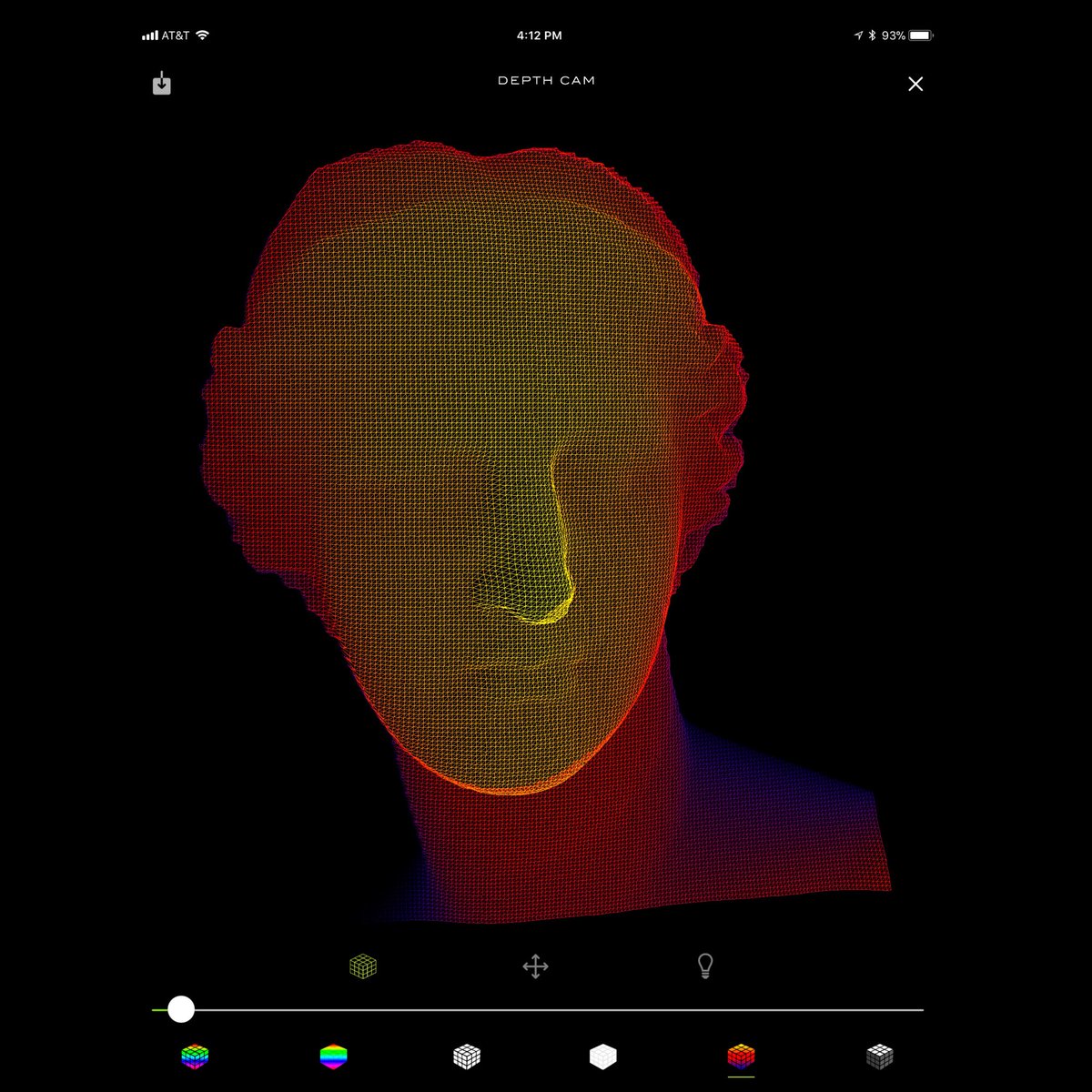 brainfevermedia's tweet photo. #DepthCam updated with iPad support! See beautiful 3D views of your depth data on your iPad. https://t.co/knUmzidNlK