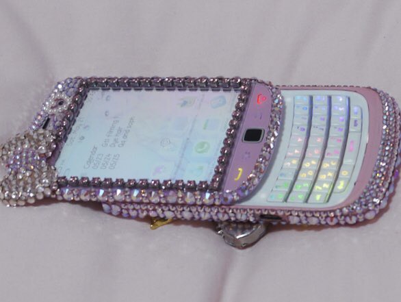 bedazzled flip phone prop