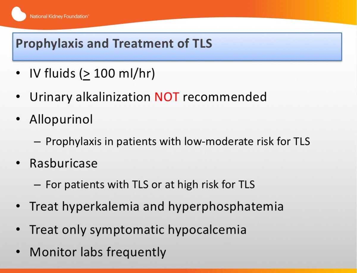 Edgar V. Lerma 🇵🇭 on Twitter: "Tumor Lysis Syndrome ...