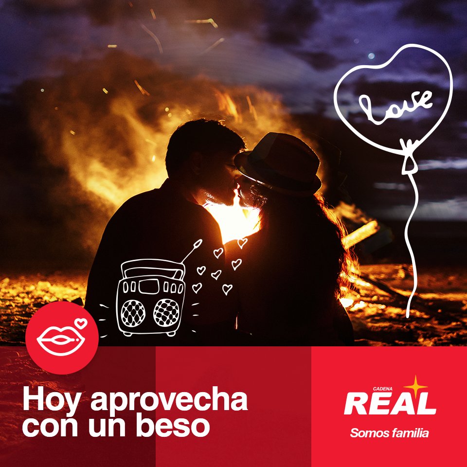 Real_py's tweet photo. Uno de los gestos más simples e importantes que podemos dar a nuestros seres queridos es un beso.
Por eso hoy en el día del beso no te olvides besar a esa persona especial. #SomosReal #SomosFamilia https://t.co/wgjOCXQe0P
