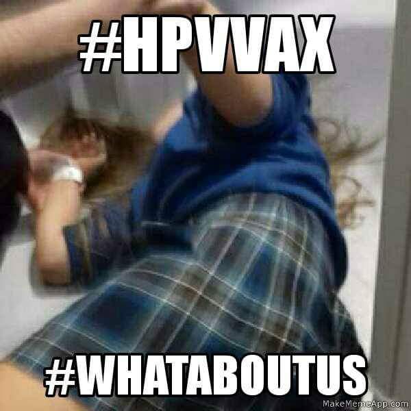 Audreyward43's tweet photo. #LateLate what about the 400+ girls injured by the hpv vaccine that our minister choses to bully and ignore #whataboutus https://t.co/paG0t0JOWM