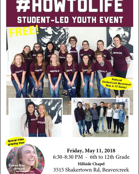 HowToLifeDayton's tweet image. Be on the lookout for these cool posters and flyers next week! We will be passing them out all week! Can't wait to see you at the event !