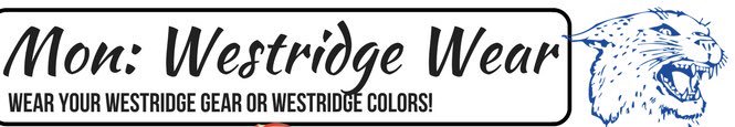 wr_stuco's tweet photo. @WRidgeMS #SpiritWeek kicks off Monday! 

On Monday, wear Westridge gear!
#WMSWearMonday 🐾 

@bjklinz @maureenfrazell @theSMSD https://t.co/K9TEST7Qfi