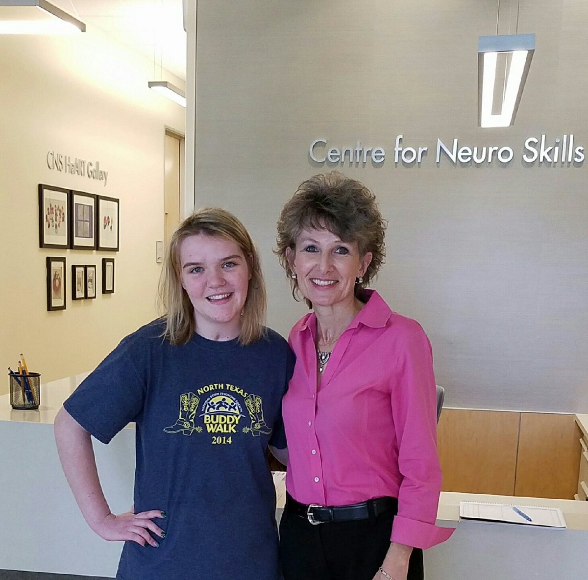 PattiFo061802's tweet photo. Got to hang out with another living miracle and her mom at CNS Fort Worth ... Kailey (who will be interviewed April 16 at 7p on JoCo Community Radio) and Stephanie #GettingBackTheRhythmofLiving #KaileyStrong #CNS #pattifostercom https://t.co/aTWB2wvxzz