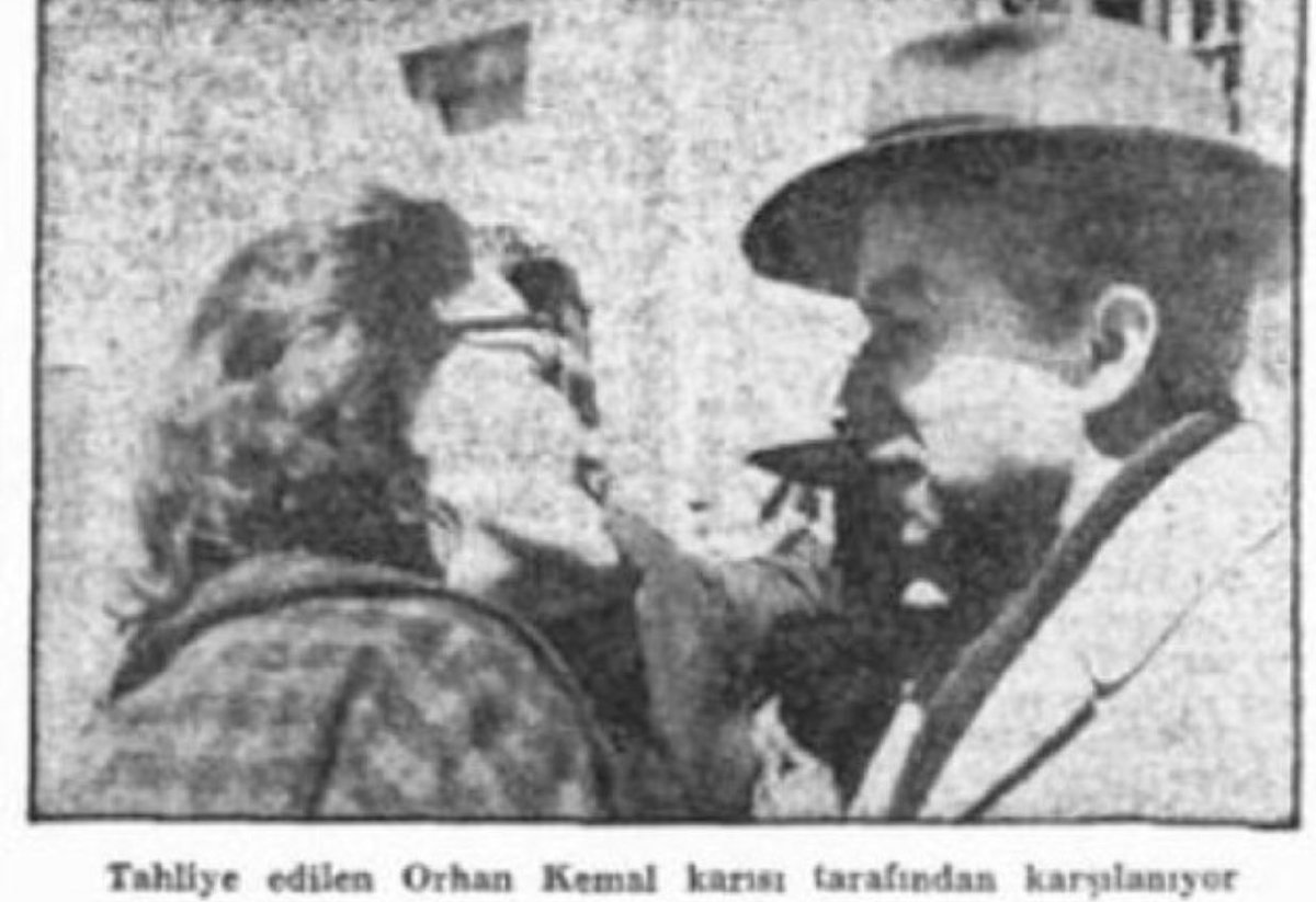 13Nisan1966: 35 gündür tutuklu olan Orhan Kemal ve 2 TİP'li tahliye edildi