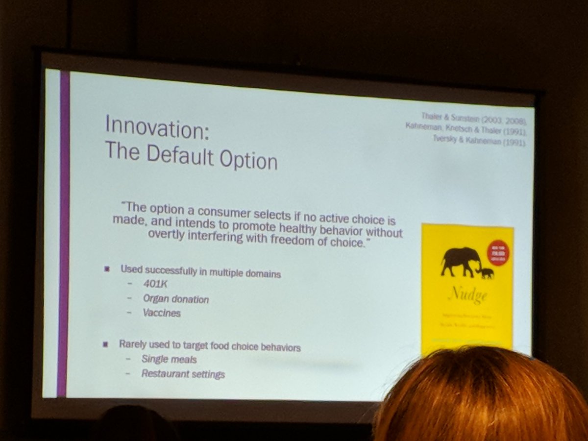 drmiriamc's tweet photo. Online meal delivery services that use defaults (start with healthy food in the cart) may be a scalable means to help food inse ire families eat healthier @BehavioralMed #SBM2018 https://t.co/MnUYtA1izR