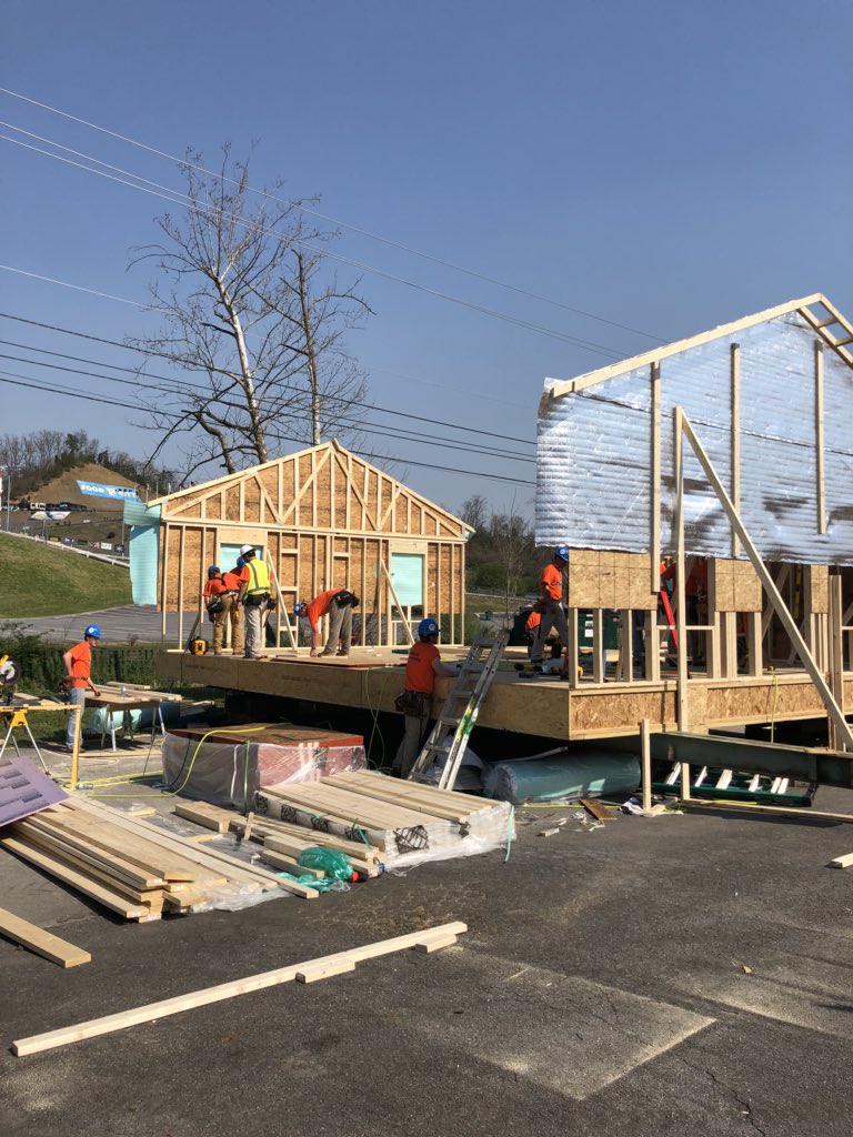 jbennettBMS's tweet image. Proud to see @au_cadc @AuburnU  giving back through the @AppServProject Race To Build at @BMSupdates!  Competing against two other colleges in a home construction build for families in need. Had to give them a big War Eagle!