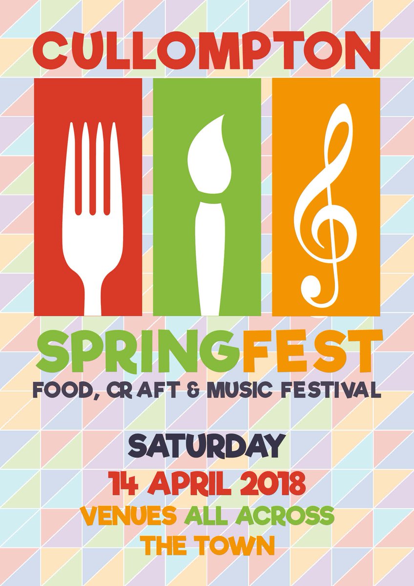SpringfestCully's tweet image. Starting tomorrow morning at 10:00.  @SpringfestCully .  Venues throughout the town will be hosting, stalls, refreshments, Local producers showcasing their quality goods.  Activities, Events, Live Music, Tiverton Community Radio broadcasting live from the show.