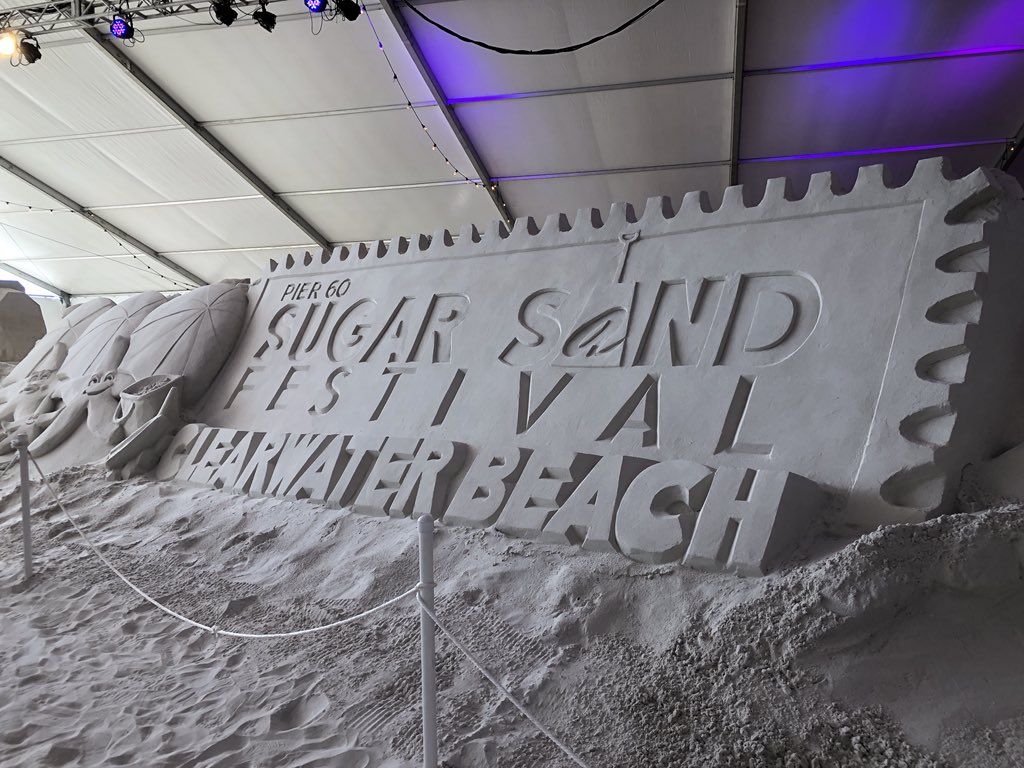 VisitSPC's tweet photo. The @Pier60SugarSand Fest is here! Check out some of these incredible sculptures inspired by this year’s theme, ‘Sea America, a Celebration of America’s Treasures!’ #LiveAmplified #LoveFL https://t.co/oy3ym3TxmT