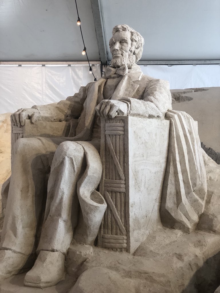 VisitSPC's tweet photo. The @Pier60SugarSand Fest is here! Check out some of these incredible sculptures inspired by this year’s theme, ‘Sea America, a Celebration of America’s Treasures!’ #LiveAmplified #LoveFL https://t.co/oy3ym3TxmT