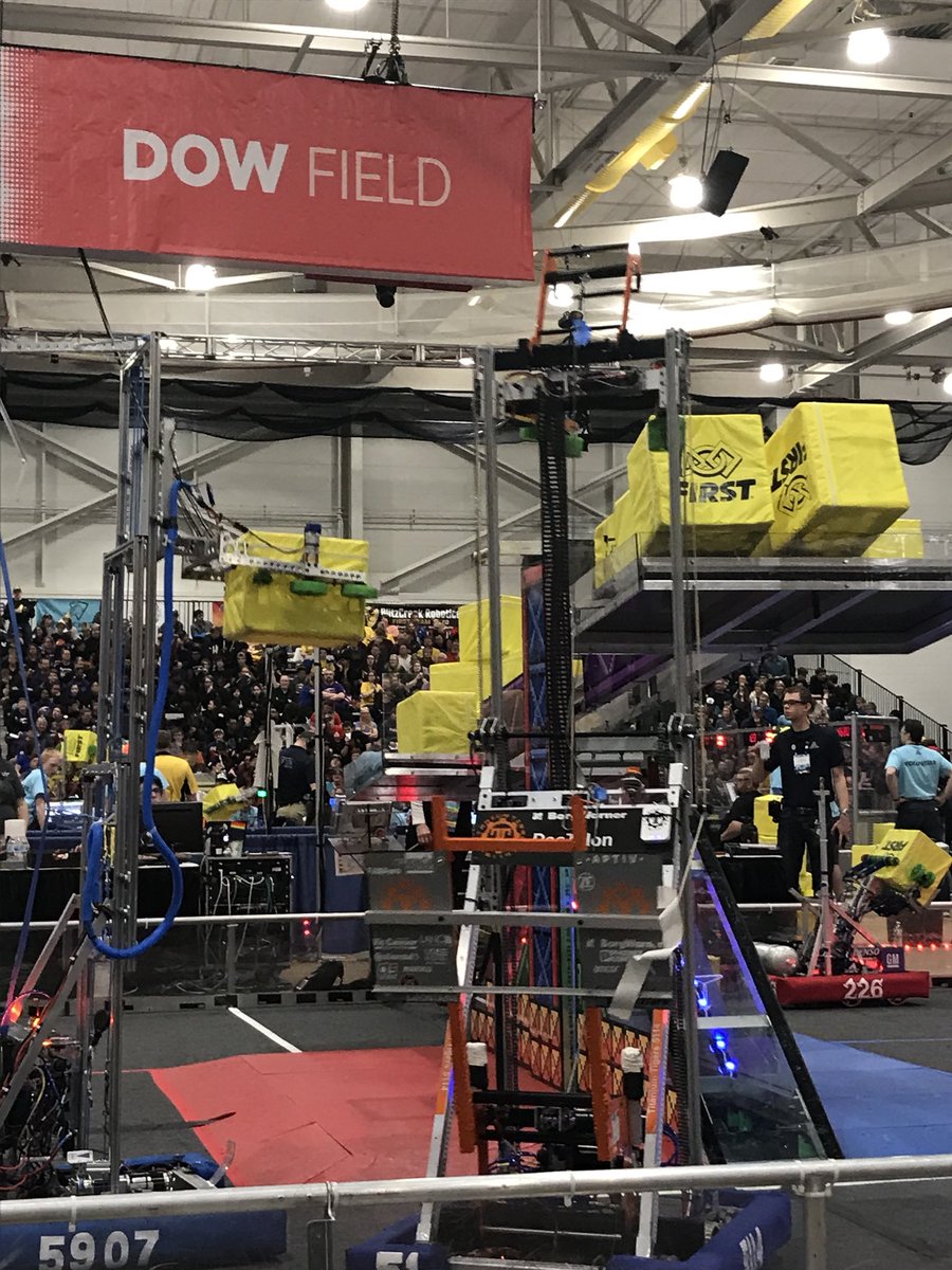 TinaQueary's tweet image. Game on at #FIRSTPOWER States at @SVSU! Don’t miss the excitement, passion &amp;amp; #omgrobots!