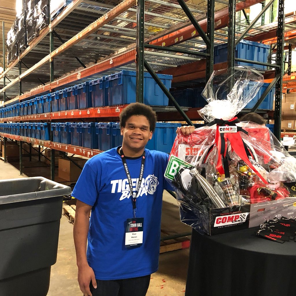 TigerBaja's tweet photo. We want to say a huge thank you to @SEMAEducation for having us at their town hall meeting hosted by @COMPCams , and their first meeting in Memphis! It was a great experience meeting some of the folks from SEMA, and learning about what they do! https://t.co/u4u24jZgvZ