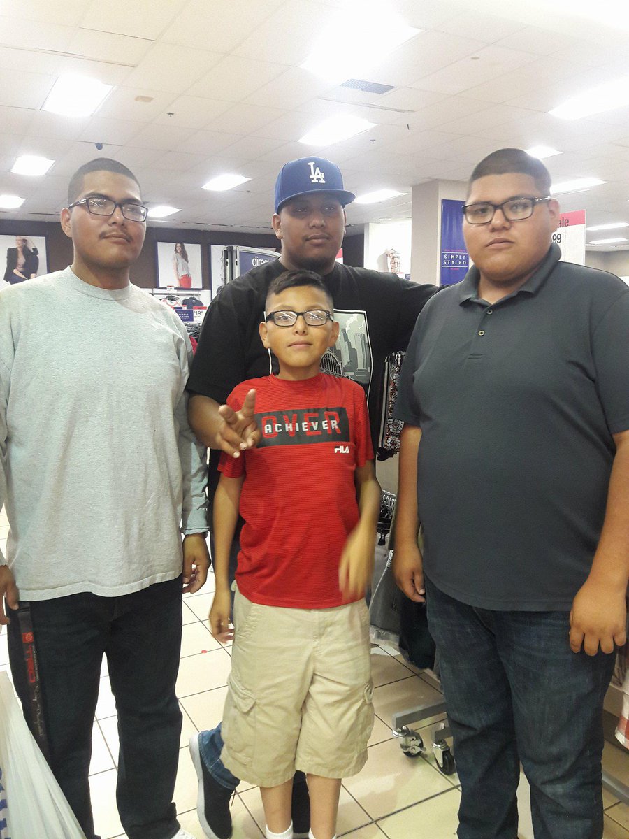Miklo, Alberto, &amp; Uriel have been very supportive of their brother Eric who is a cancer survivor. They've been by his side and continue to do so as he still suffers from the side affects of his treatment. Miklo, Alberto, and Uriel thank you for be #SiblingStrong #HermanosFuertes