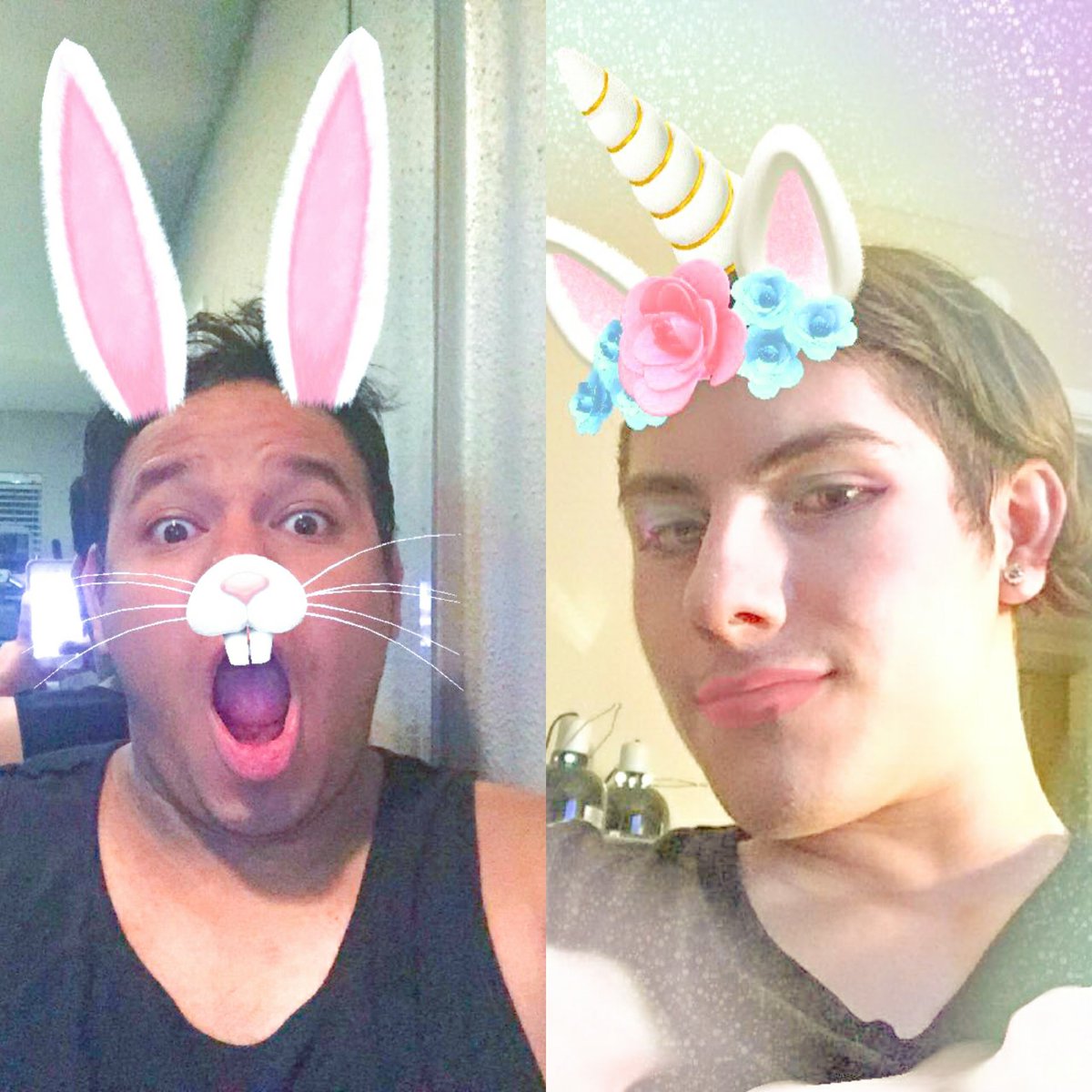 RainbowPunkMike's tweet photo. 🌈We are so gay
🌈TheGaymerMike
🌈#gay #LGBT #supportsmallstreamers #mixer #microsoft #unicorn #rabbit #werequeer #loveisamazing #thegaymermike #sotired #tbt https://t.co/9er4fVOsxF