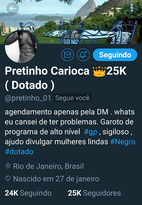 #SorayaCarioca

Sigam meu amigo:

@pretinho_01

Pretinho Carioca 👑25K ( Dotado ) 

https://t.co/6eElbnYQUV