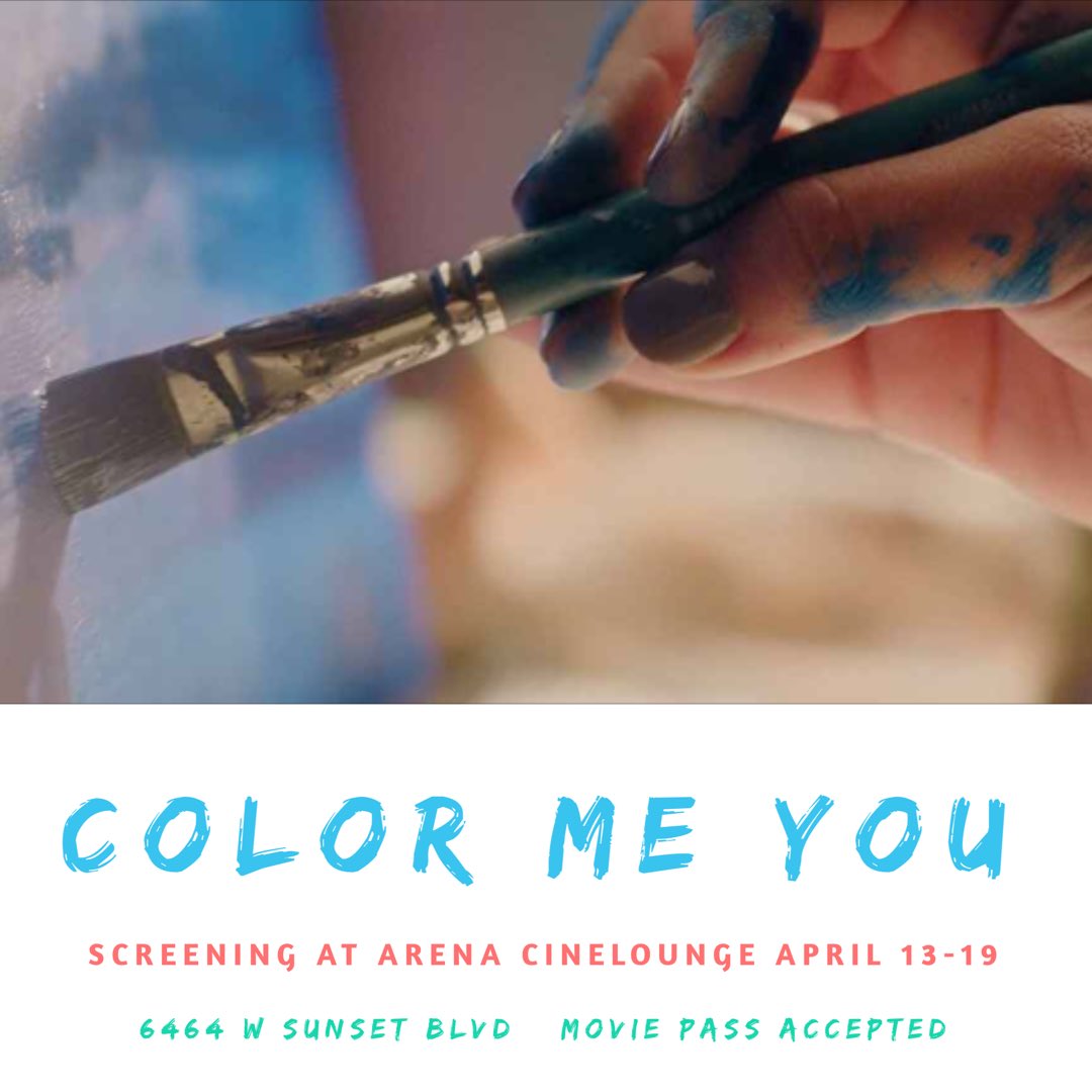 <a href="/ColorMeYouFilm/">ColorMeYouFilm</a> opens w #ArenaCinelounge TONIGHT! From director <a href="/marcobottiglier/">Marco Bottiglieri</a> and <a href="/indierights/">Indie Rights</a> starring  @KaleyCaperton @insightwith_kt <a href="/chrissyburdette/">Christina Burdette</a> <a href="/mattsocia/">Matt Socia</a> <a href="/DonnyBoaz/">Donny</a> and <a href="/Glennmorshower/">Glenn Morshower</a>! Use your <a href="/MoviePass/">MoviePass</a> to #SupportIndieFilm 💜💙❤️💚💛arenascreen.com/event/color-me…