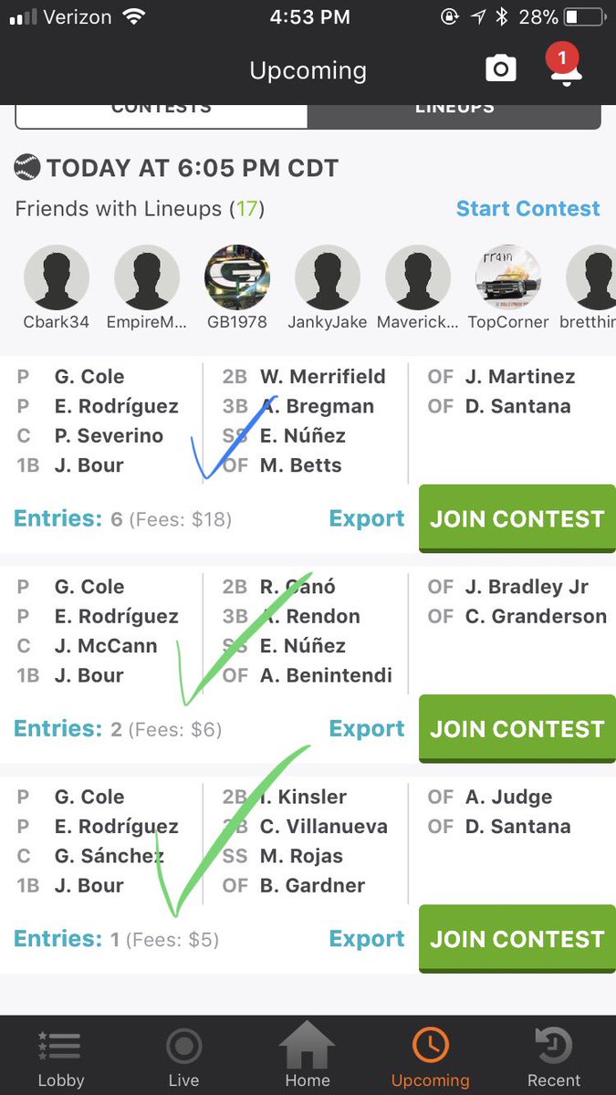 EvergreenDFS's tweet photo. 🚨🌲GPP Profit Share tonight with our mail LU and it’s open to the PUBLIC all subs get 1 entry and all RTers get 1 entry into the drawing. All 3 DK LUs are entered into this $5 gpp each one that cashes will have 1 win per LUpicked after the slate. MUST RT for entry #FreebieFRI🚨 https://t.co/iRwT2B5mTJ
