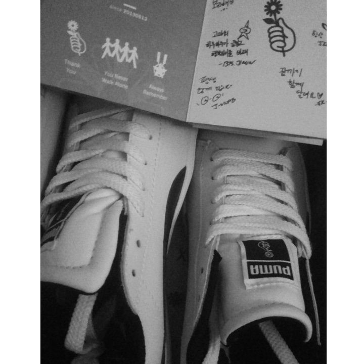 tienybellas's tweet photo. "Thankyou, You Never Walk Alone. Always Remember". I love you so much, Bangtan! πππππ #Courtstar #BTSxPUMA @BTS_twt @bts_bighit https://t.co/asaVfv6UHZ