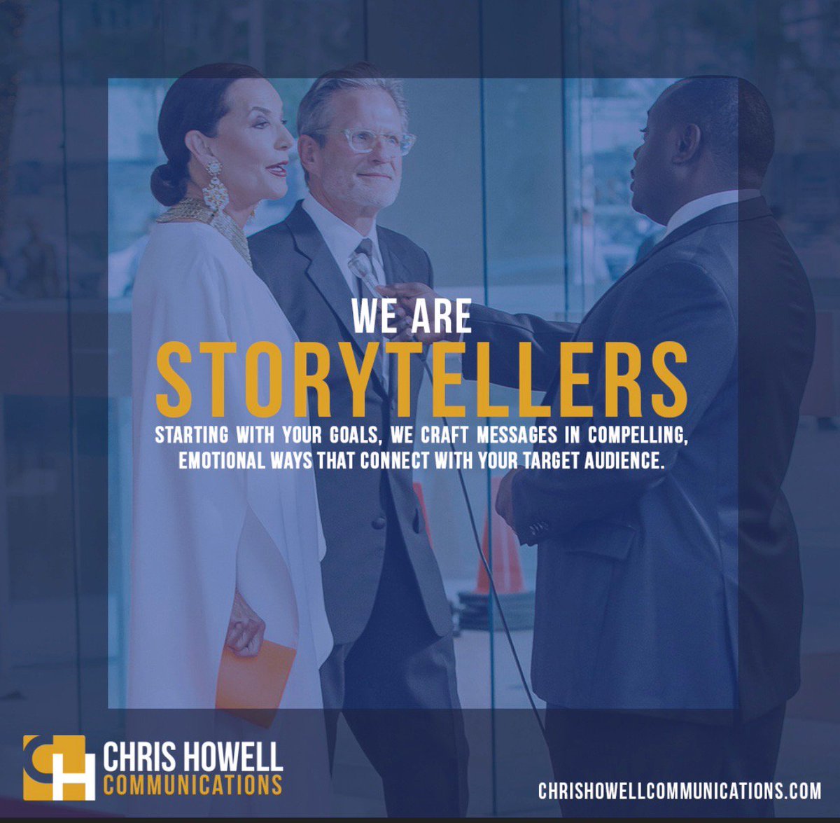 The most important part of your story is how YOU tell it. We can help! #wearestorytellers #chrishowellcommunications