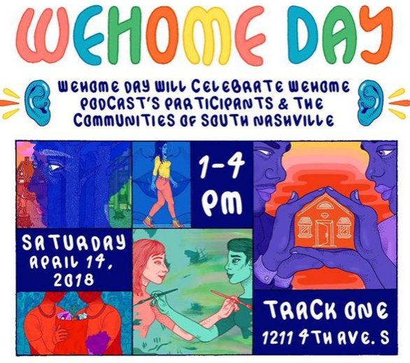 NashvilleScene's tweet photo. This afternoon at Track One, check out a celebration featuring all the participants in @WeHomePodcast the in-depth podcast about several communities in South Nashville.
https://t.co/3ZlSZEhWhu https://t.co/5N5g5BbPvK