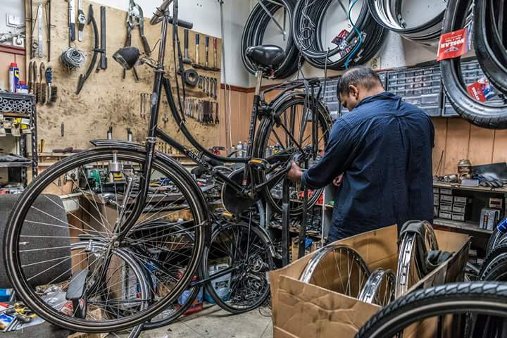 De fietsendokter #schoolvoorfotografie #photography #fotografie copyright Bob Janssen