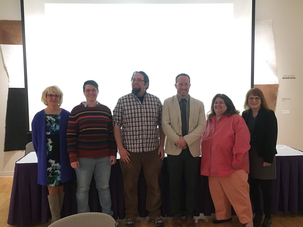 Research_UB's tweet image. Faculty participate in Undergraduate Research Week discussing how to incorporate research in the classroom #URW2018