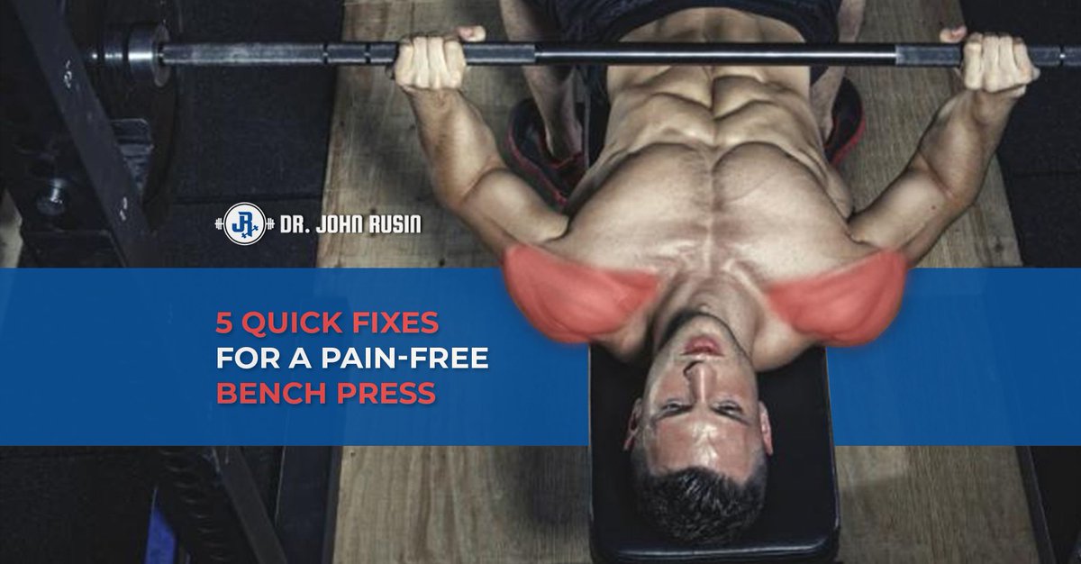 ihartstrength's tweet photo. Perfect Timing! I'm working on my bench and I want to do so without any distress! 5 Quick Fixes For A Pain-Free Bench Press | https://t.co/gCLu0U1BpC https://t.co/tgzjydLyWB via @JohnRusin https://t.co/dInWgdCljq