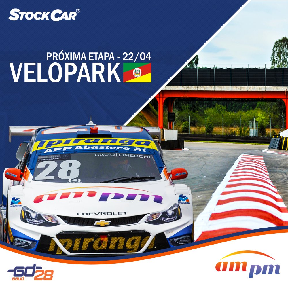 Galid_Osman's tweet photo. Faltam só 9 dias para a 3ª etapa da @Stock_Car no @Velopark. A expectativa é sempre a melhor, ainda mais depois da evolução do nosso carro na última corrida. Vamos pra cima em busca do maior número possível de pontos.

#GD28 #IpirangaRacing #AmPm #StockCar #CavaleiroSports https://t.co/wZsDdw9X6F