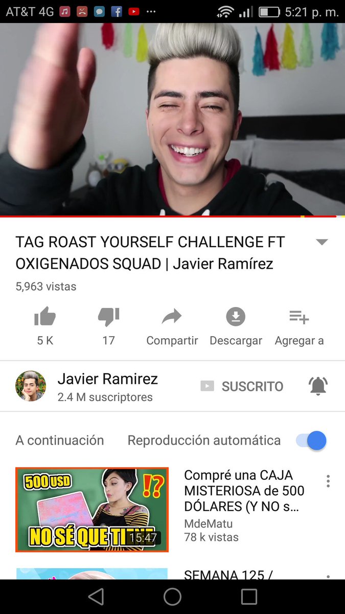 saenz_chuy's tweet photo. @JavierRamirezE sigan con el proyectooo, los amo @Sofiaalcastro  @Botonet porfavor me urgen mas videos del los #oxigenadoss 💜💙💚❤ https://t.co/LG5dP1oyXr