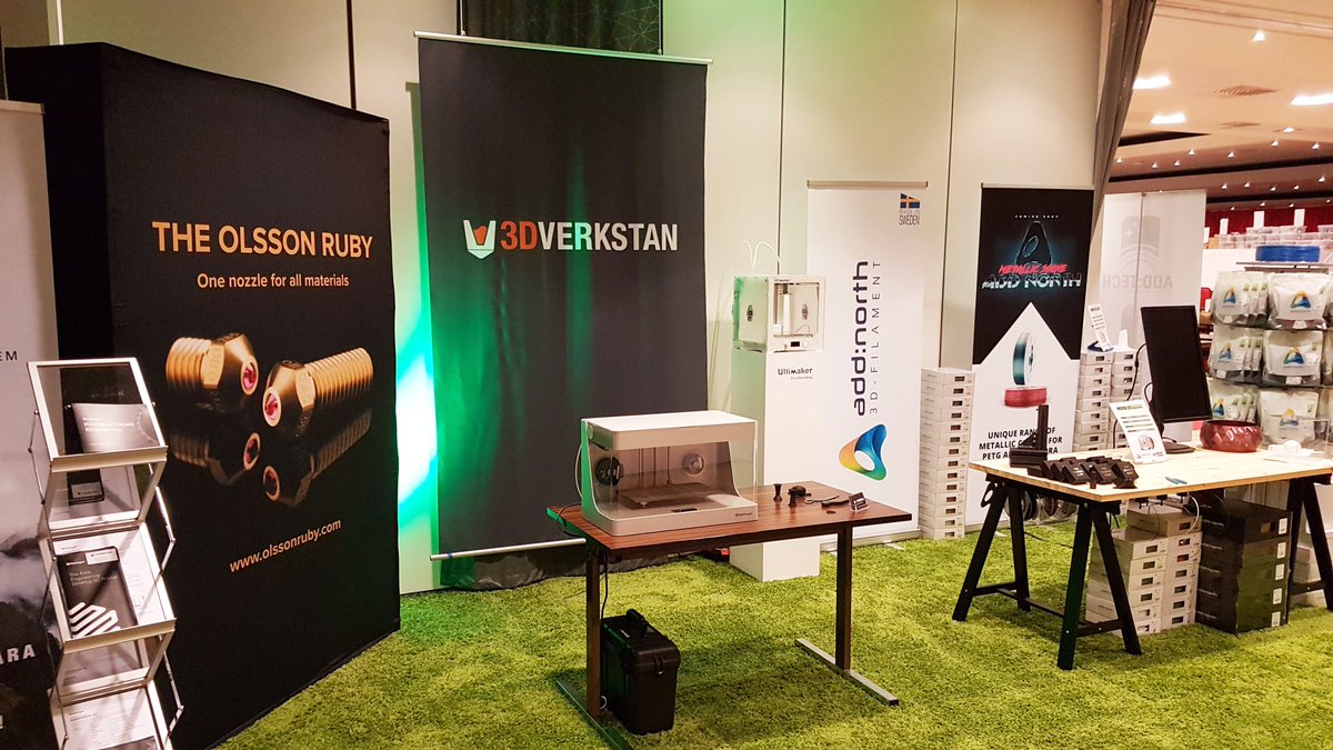 TheOlssonLine's tweet photo. We are ready for #3DMS2018, see you all tomorrow at @3DMeetupSweden!
#OlssonRuby #TheOlssonRuby @3DVerkstan #3DVerkstan @Add_North @Ultimaker #Ultimaker #UM3 @Markforged #Markforged #MarkTwo https://t.co/Y6rq6bN5Mc
