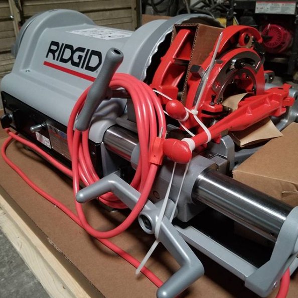 That new tool smell. 

Enjoy, <a href="/diangelo67/">Mario A DiAngelo</a>. #RIDGID